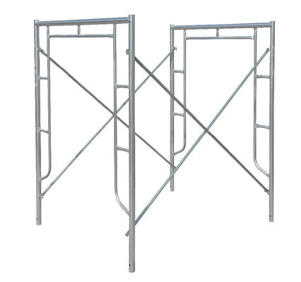 Customized Frame System Scaffolding For Steel / Spray Plastic From Origin