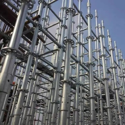 High-Load Ringlock System Scaffolding 48.3mm Diameter Horizontal Load Capacity ≥15KN