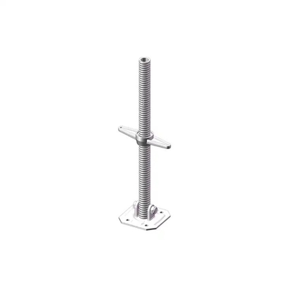 Electro Galvanized Base Jack Scaffolding Durable Industrial Solution