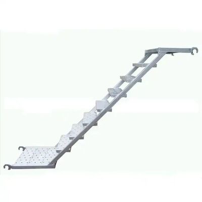 Silver Scaffolding Access Ladders with 150kg Load Capacity - Versatile and Practical