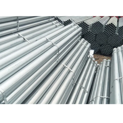 Hot Dipped Galvanized Iron Round Pipe / Galvanized Erw Steel Tubes