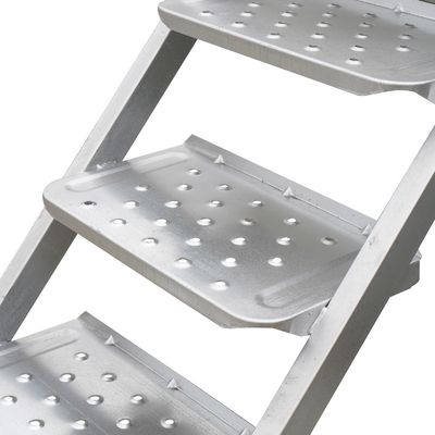 Aluminium Scaffold Scaffolding Stair Ladder 2.4m/3m/3.6m/4.2m/4.8m/6m Scaffolding Straight Step Aluminium Single Ladder