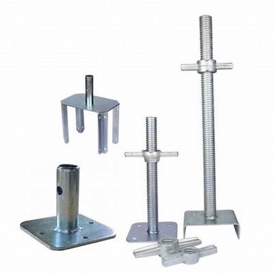 Scaffolding Components Adjustable Screw Jack with Casted Nut / Scaffold Accessories