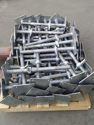Electro Galvanized Base Jack Scaffolding The Perfect Support for Construction