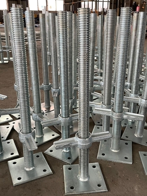 Electro Galvanized Base Jack Scaffolding The Perfect Support for Construction