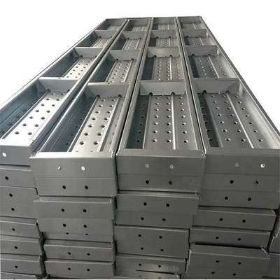Scaffolding Gi Planks Metal Steel Platform BS1139 Factory Direct Walk Board For Building Material