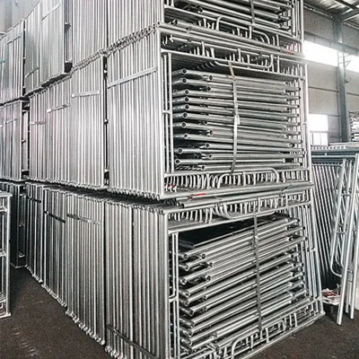 Blue Metal Construction Materials High Flexibility Mason Step Frame Scaffolding Staging for Indoor/Outdoor Construction