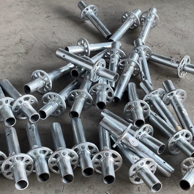 Diameter 48.3mm 3m 6 Ring Scaffolding System Vertical Post Ringlock Standard with Coupling
