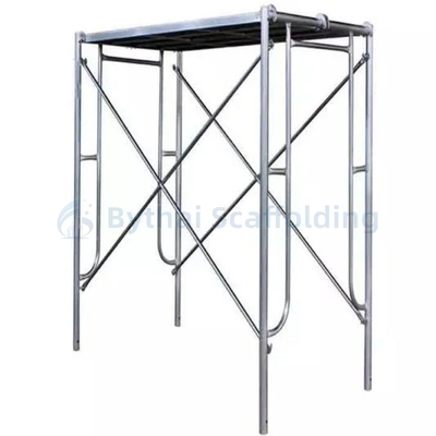 Fabricated Mobile Scaffolding Tower Staging Powder Coated Certified Mason Frame