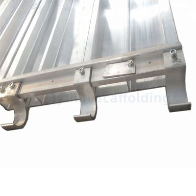 Construction 6061 Andamio Aluminum 240mm Scaffolding Board Metal Hook Plank