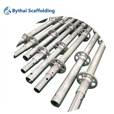 Q235 Q355 Steel Full-length Ringlock Standard Rosette Design For All-round Scaffolding Systems