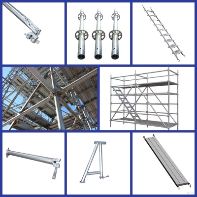 Construction Modular Scaffolding Platform Easy Setup All Round Steel Ringlock System