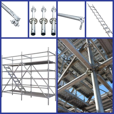 Construction Building Materials EU Standard Pole Scaffolding Round Ringlock