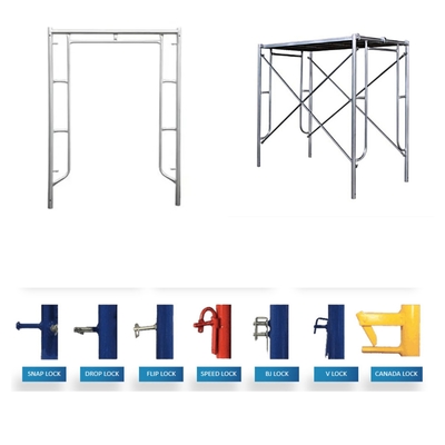 Mobile Rolling Q235 Q355 Hot dip Galvanized Metal Arch Frame With Biljax Style Lock