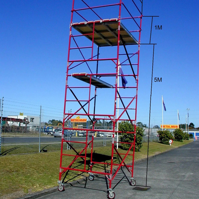 Construction Staging Access Step Climbing Frame Scaffold Load Capacity 1000kg with Powder Coating