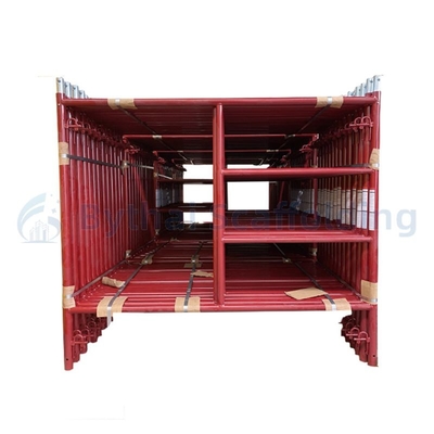 Mobile Rolling Q235 Q355 Hot dip Galvanized Metal Arch Frame With Biljax Style Lock