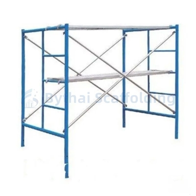 Easy Assembly Metal Scaffolding Frame for Staging Building and Construction Materials