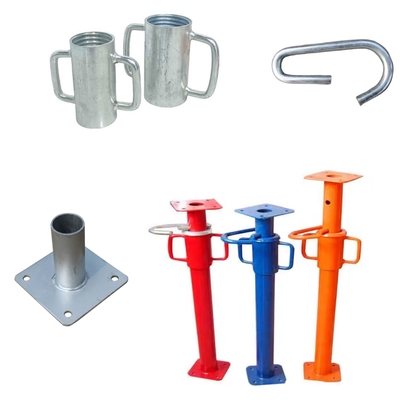 40/48mm Light Duty Spanish Style Galvanized Shoring Prop with Internal Cup Nut