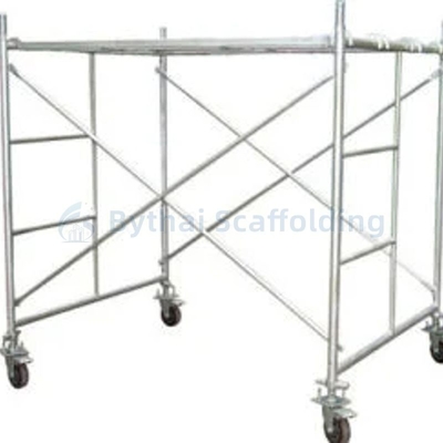 Pre-Galvanized Metal Step Frame Scaffolding For Commercial And Industrial Use
