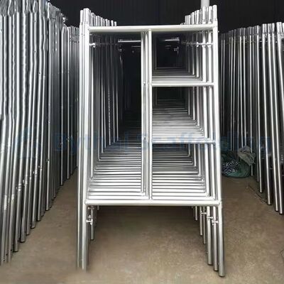 Powder Coated Finish Steel Mason Frame Scaffolding H Frame System Lightweight for Commercial Construction