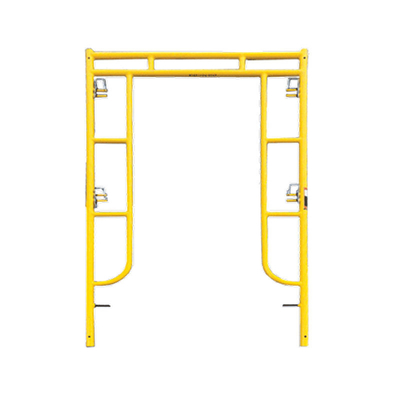 Indoor/Outdoor Steel Walk Through Frame Scaffolding with Powder Coated Finish and Yellow Q355 Steel