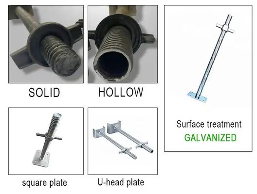 2026 Formwork And Screw Base Jack For Layher Frame Scaffolding For Construction Ladder Scaffolding Parts