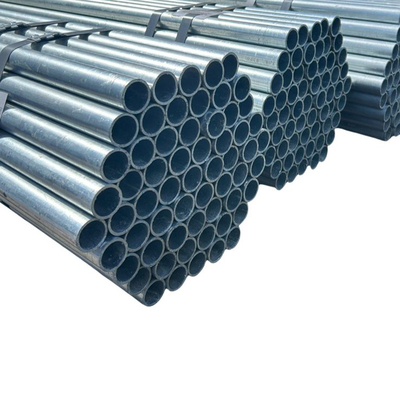 Hot Dipped Galvanized Iron Round Pipe / Galvanized Erw Steel Tubes