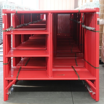 Mobile Rolling Q235 Q355 Hot dip Galvanized Metal Arch Frame With Biljax Style Lock