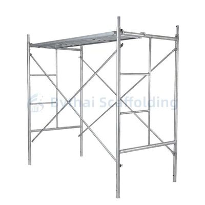 Powder Coated Finish Steel Mason Frame Scaffolding H Frame System Lightweight for Commercial Construction