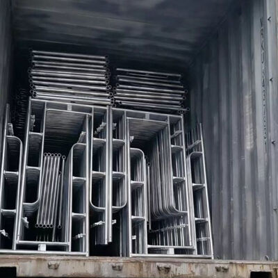 Powder Coated Q355 Steel 5' x 4' Walk Through Frame Scaffolding for High Flexibility