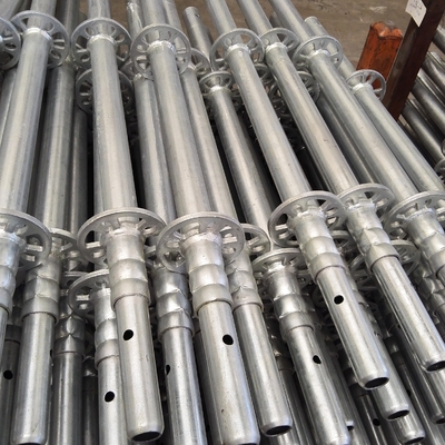 Lightweight Steel Diagonal Brace 3.2mm Thick Galvanized Ringlock Scaffolding