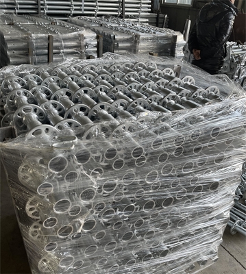 High Strength Hot-dipped Galvanized Q235 Steel 48mm Ringlock Standard